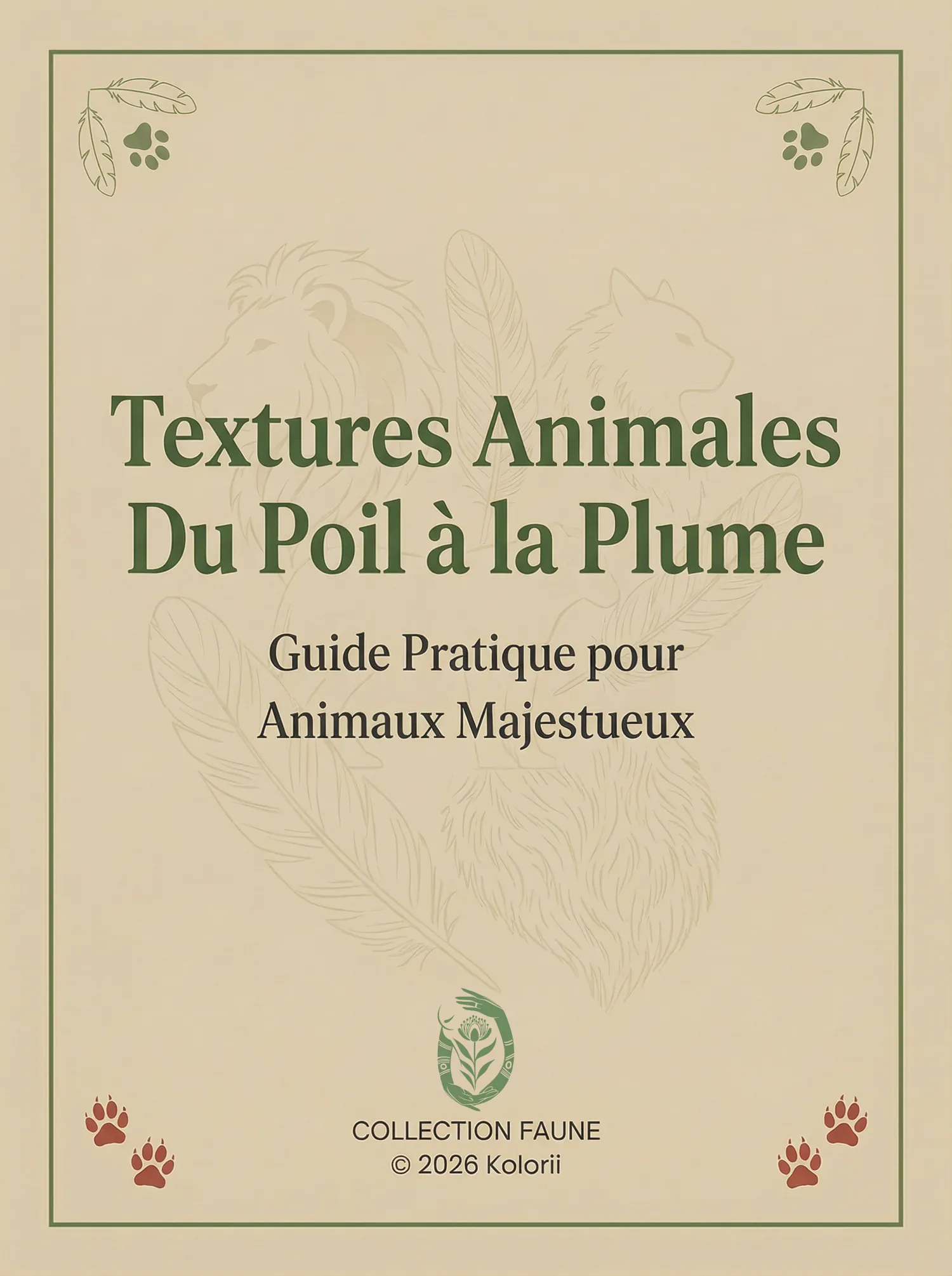 Guide techniques Animaux Majestueux - coloriage adulte